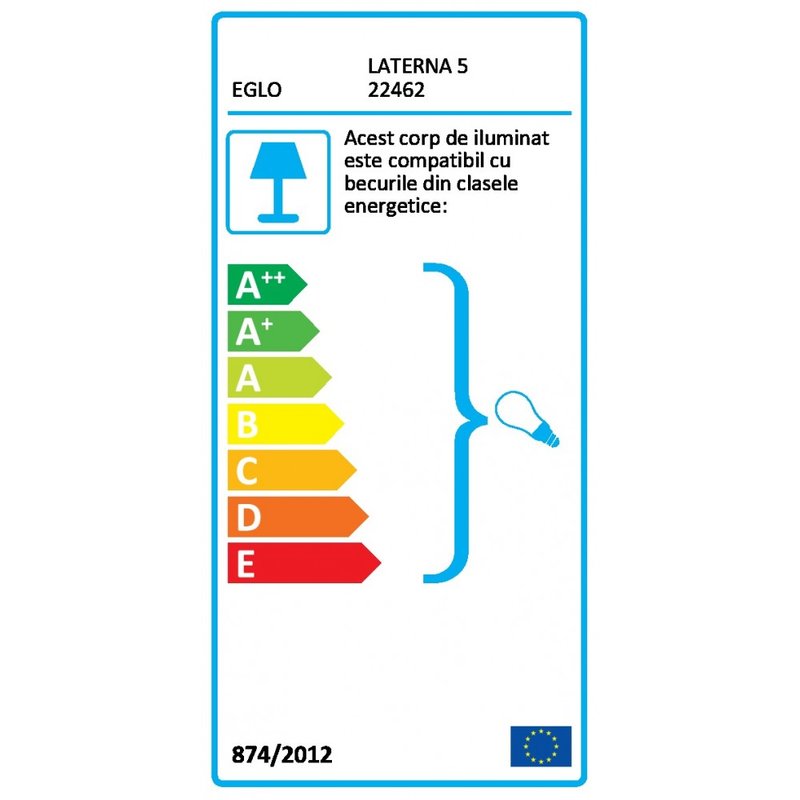 Aplica exterior EGLO LATERNA 5 22462